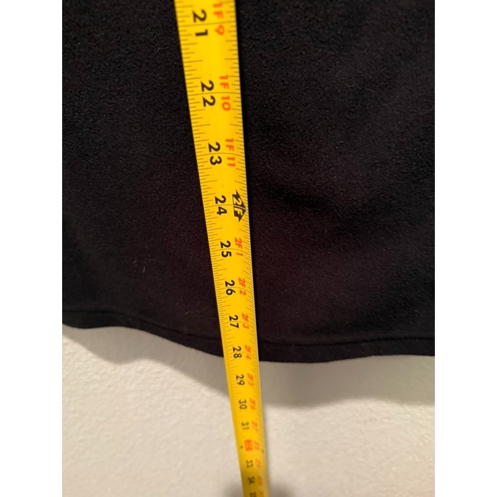 Lands' End Women's‎ 2X Black Fleece Vest Full Zip Pockets Cozy Warm Plus 20W-22W - Picture 9 of 9